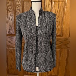 ONYX NITE Women’s Glitter Blazer & Camisole 2-Piece Set, Size Small